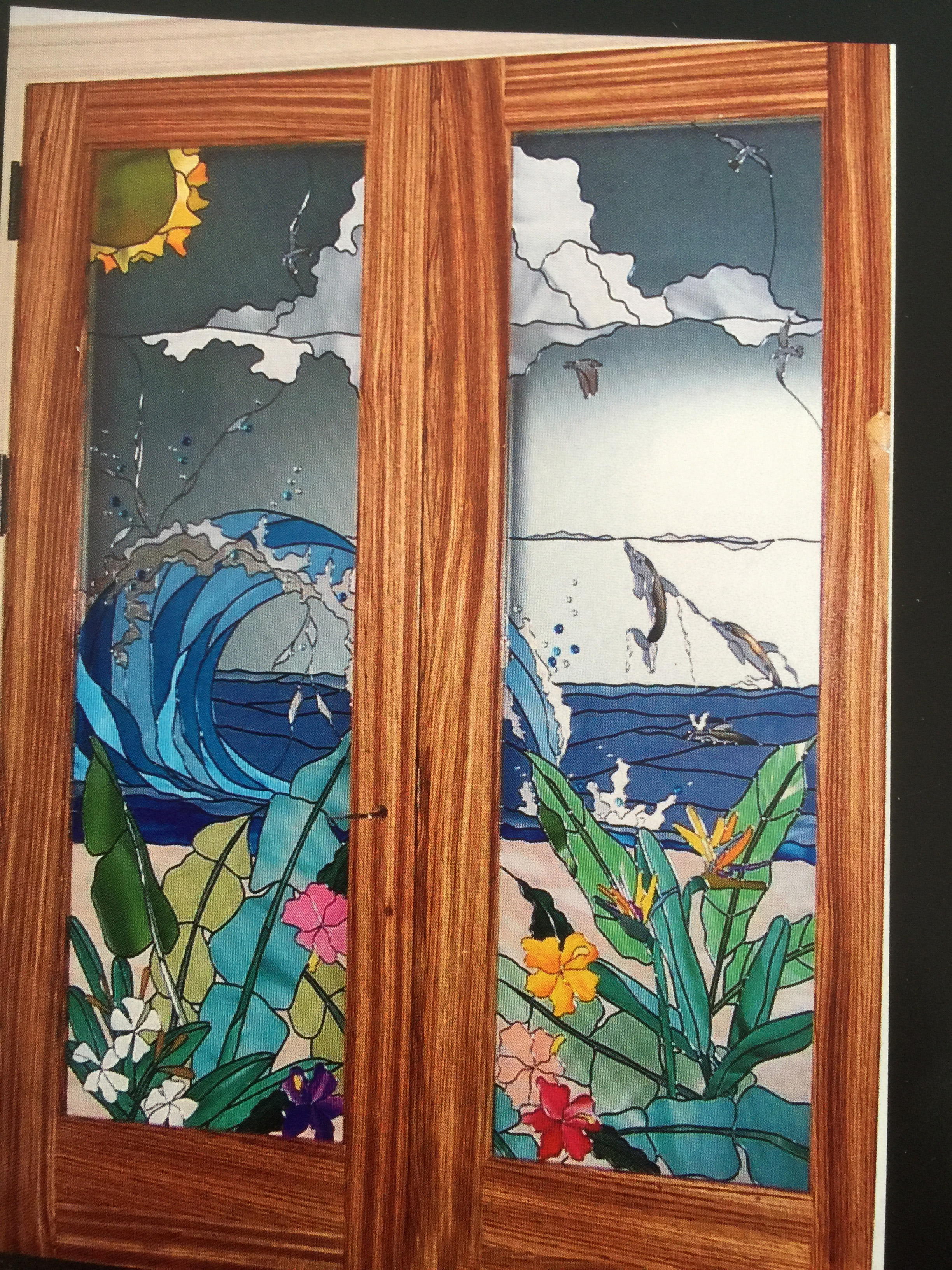 Colored glass for cabinet doors deals